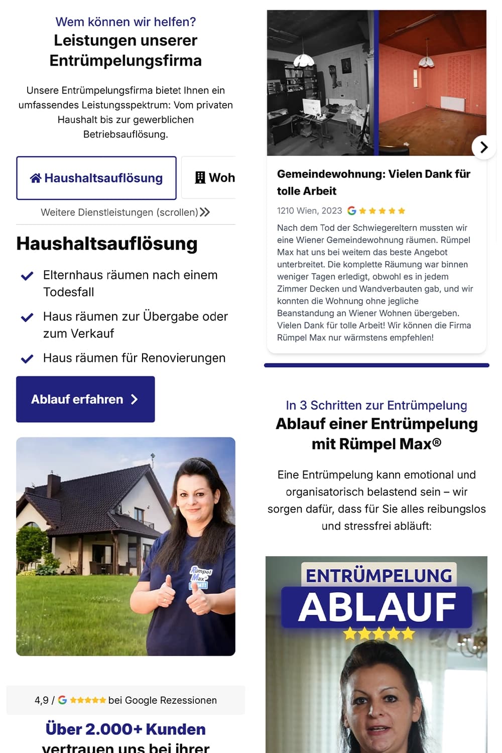 Admin/Analytics: Events & Conversion-Tracking